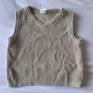 H& M Tan Knit Sleeveless Top